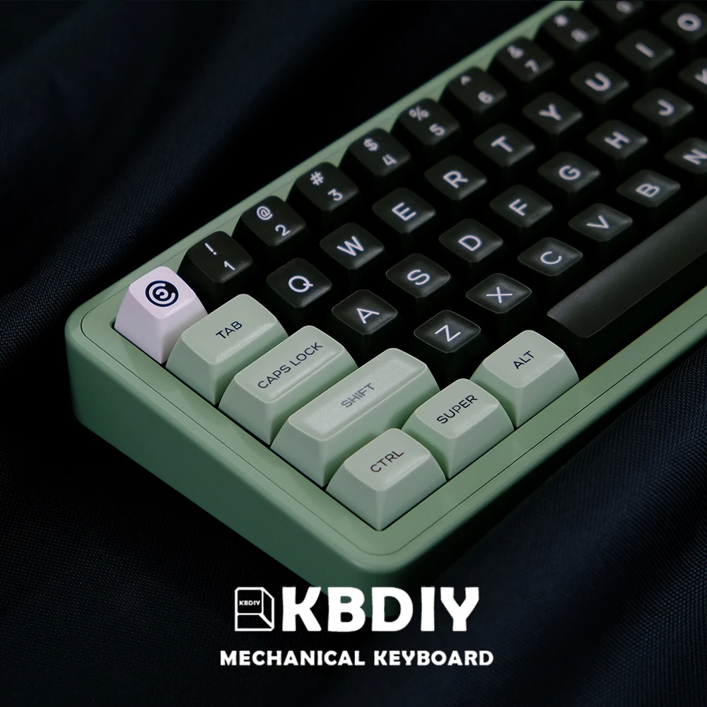 KBDiy Salon Keycaps Custom SA Profile PBT Double Shot Mechanical Gaming Keyboards 161 Key Caps for MX Switch GMK67 61/64/87/980