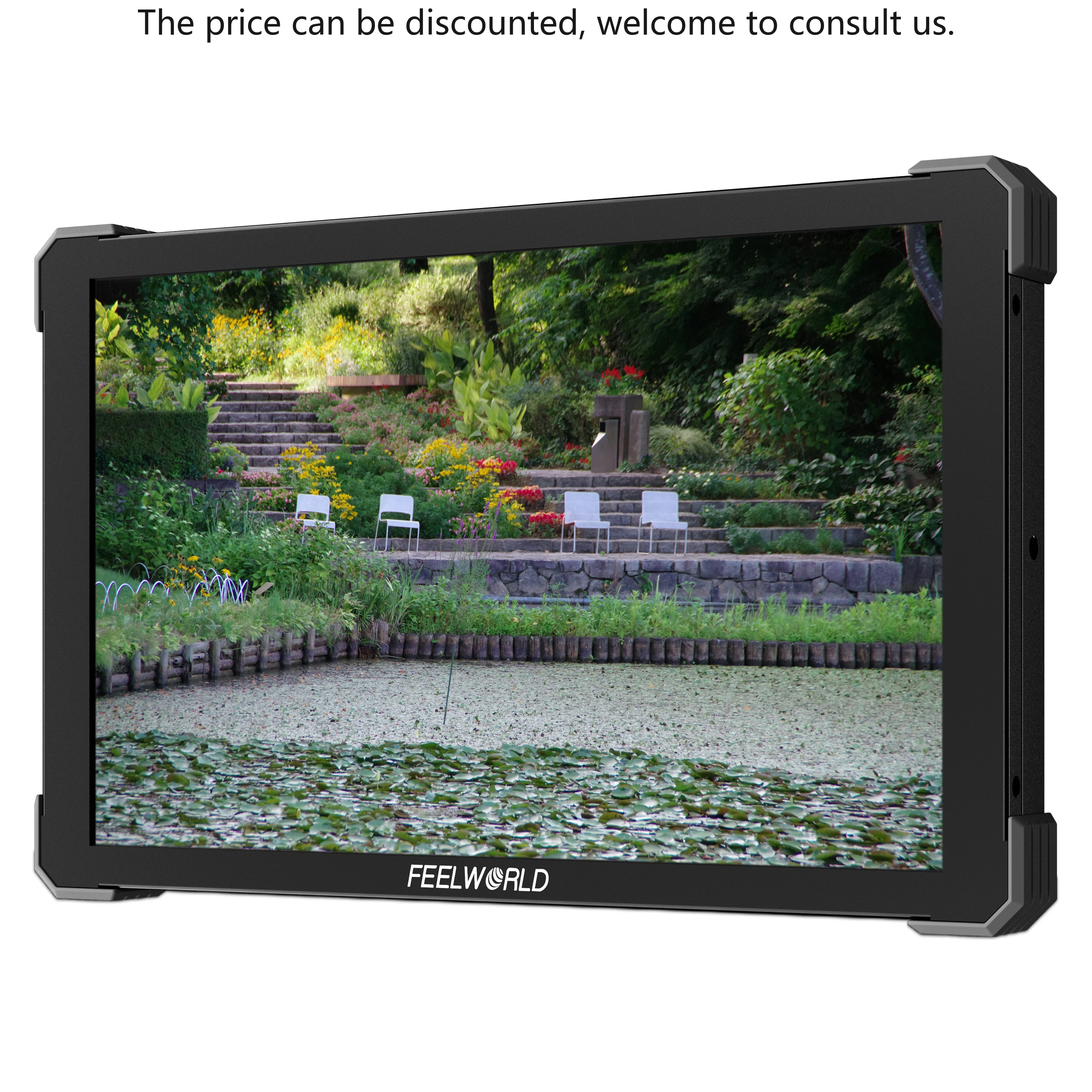 

FEELWORLD T10 10 Inch Camera Monitor 4K HDMI SDI Dslr Field Monitor Aluminium Touch Screen DSLR Camera Monitor