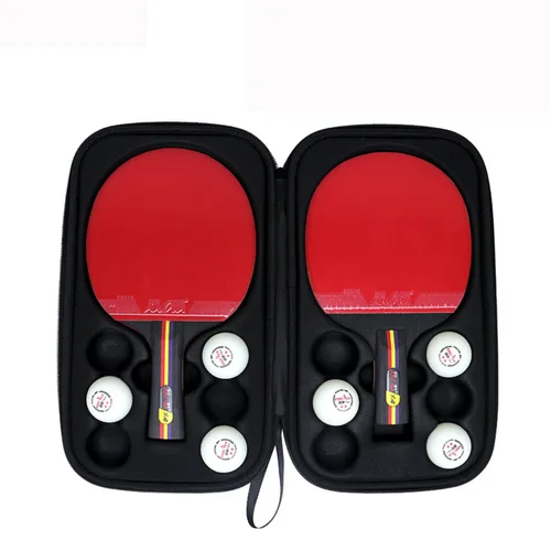 Imagen 2 del producto Bolsa para raqueta de tenis de mesa, carcasa dura portátil, bolsa de almacenamiento deportiva anticaída y resistente al desgaste