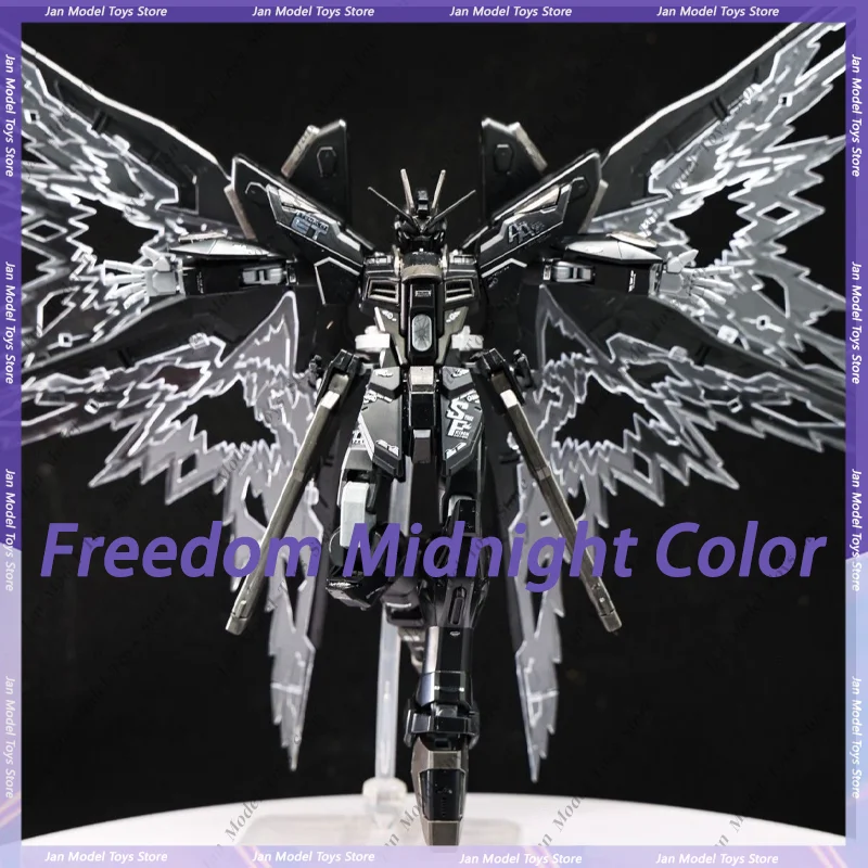 NEW Gaoke HG 1/144 Strike Freedom Midnight Color Assembly Model Kit Action Figures Plastic Model Toy Kid Custom Birthday Gift