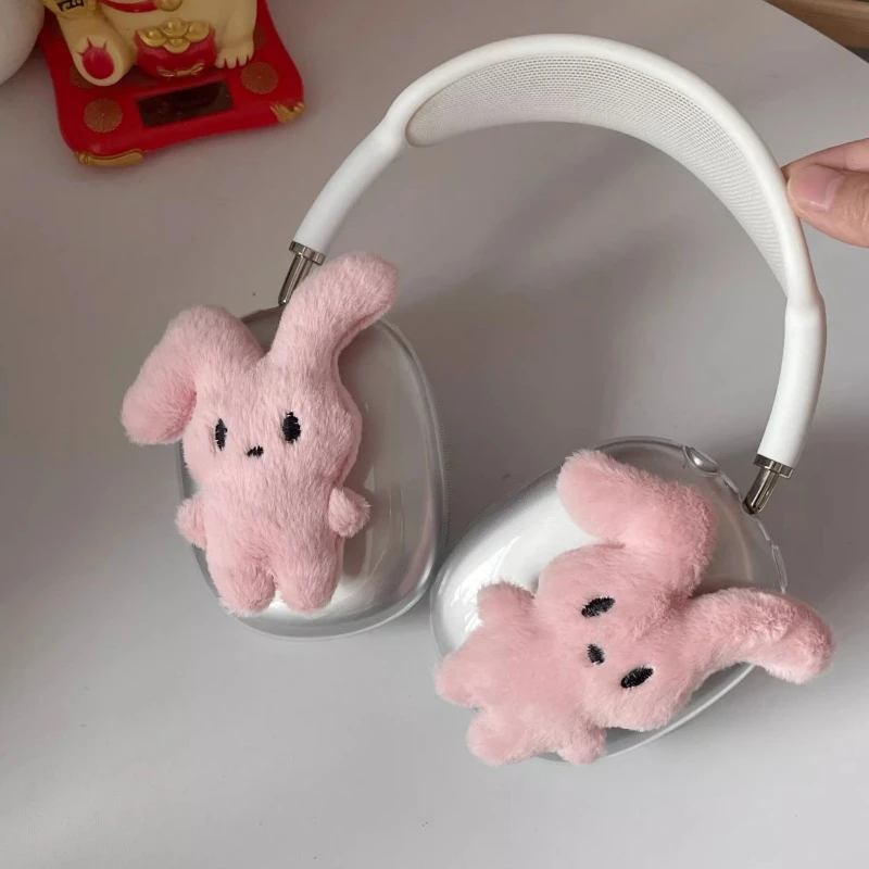 Original Cute Rabbit Y2K Airpods Max Headphone Case Cover Soft Custom Airpods Case Headphones Accessories Christmas Decoration