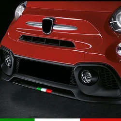 Pegatina de vinilo con bandera italiana para coche, calcomanía de rayas para Fiat 500 Abarth Sport 595 695 Punto Bravo Tipo 500E 500X 500L