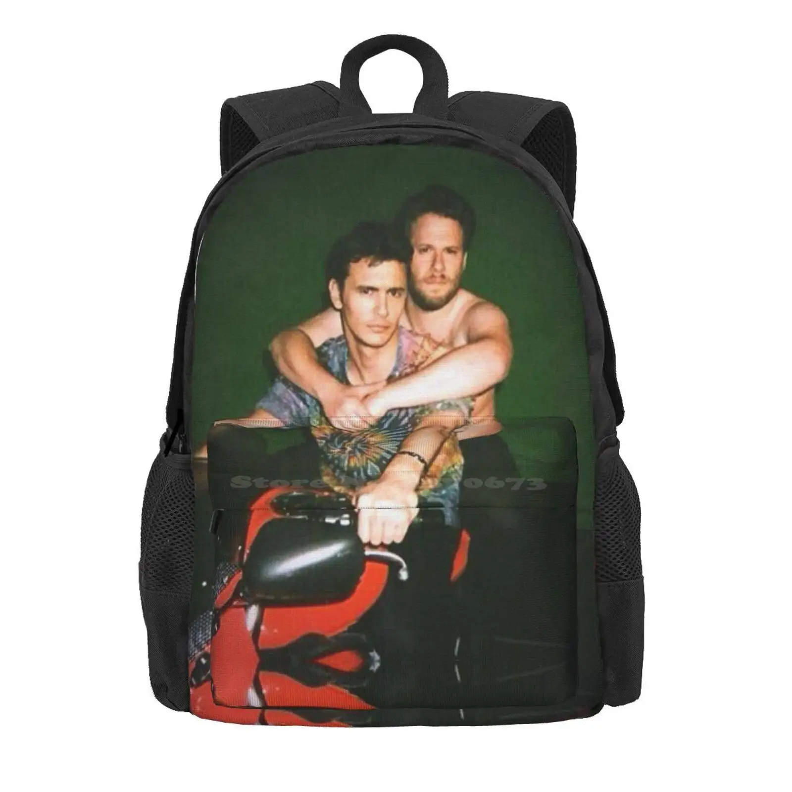 Seth Rogen And James Franco Hot Sale Schoolbag Backpack Fashion Bags Seth Rogen Tumblr James Franco Pineapple Express This Is