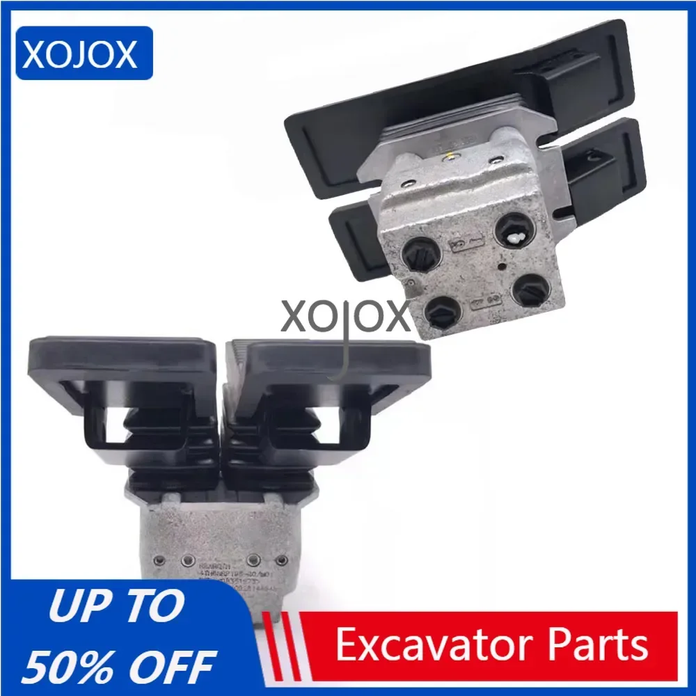 XOJOX Excavator Parts For SY55 SY65 SY75 For Sany Excavator Spare Foot Pedal Foot Brake Valve Assembly Excavator Accessories