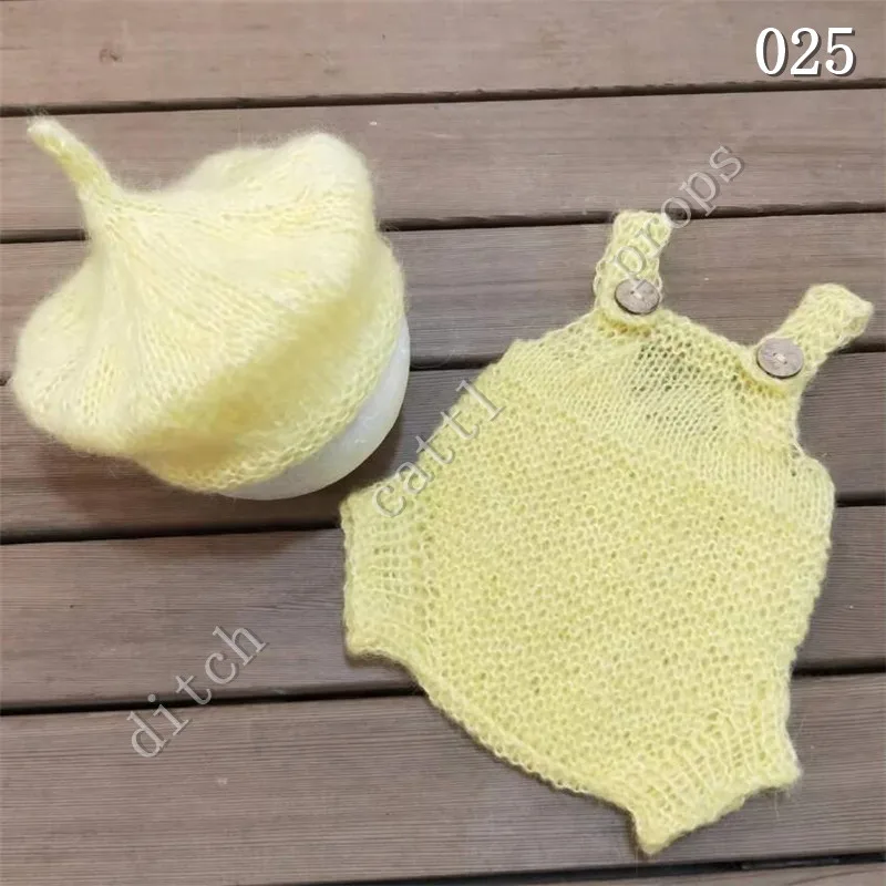 

Newborn Photography Props Mohair Shorts Hat Pants Bonnet