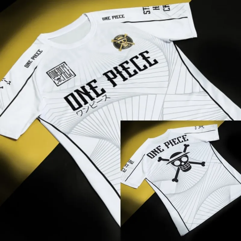 2026 Summer New One Piece Themed American-Style Jersey –Stylish Retro Short-Sleeve Anime Sports T-Shirt (Unisex/Family Matching)
