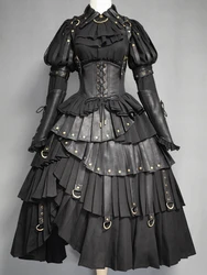 Black Fog Beloved Person- Gothic Shirt SK Black Gorgeous Bustier JSK Dress by Fox Trot-Pre-order