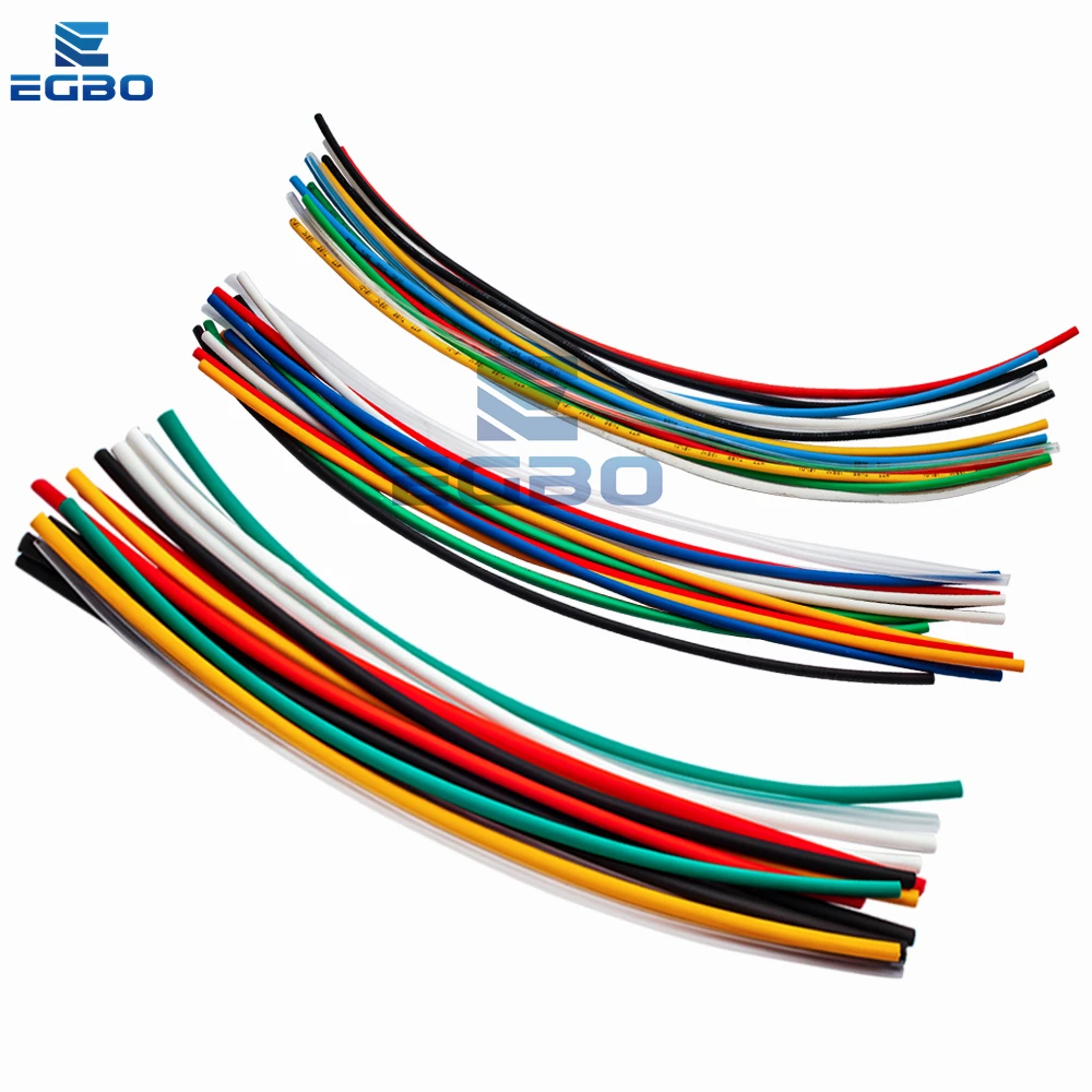 Jednostka elektryczna 70 szt. Ognioodporne trwałe 7 w różnych kolorach kolorów 2:1 zestawy rurka termokurczliwa poliolefinowych