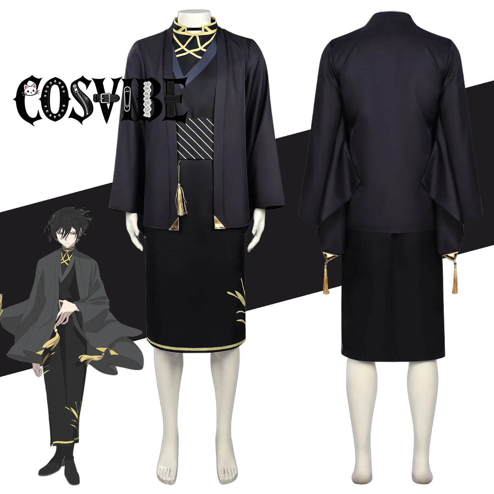 

Ubuyashiki Kagaya Cosplay - Full Set Kimono Uniform Halloween Women Men Role Play Suit Prop Anime