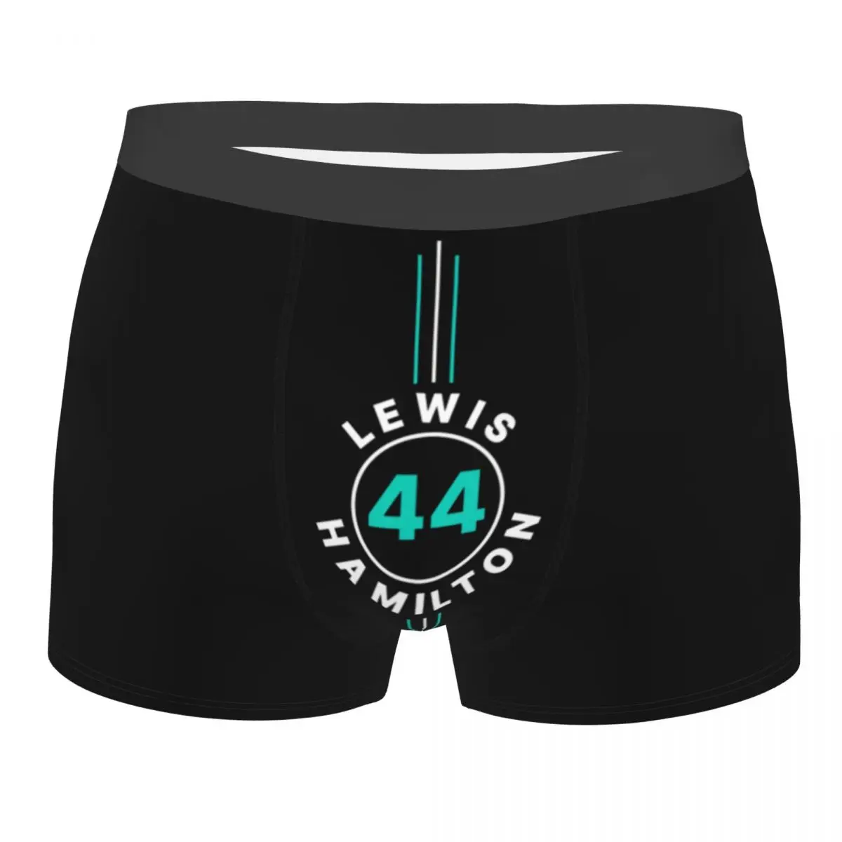 Custom The Lewis Motorsport Boxer Shorts For Men 3D Printed 44 Number Car Racing Underwear Panties Briefs Breathable Underpants