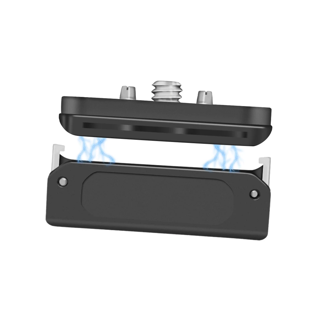 Magnetyczna podstawa do DJI Osmo Action 5pro 4 3 2, szybkozłączka, adapter do statywu, szybka płytka montażowa, uchwyt kamery do motocykla i roweru