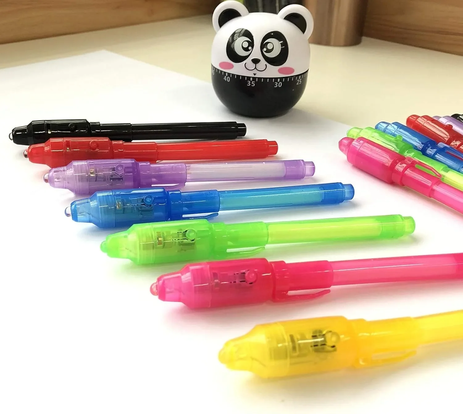 4–12 Stück unsichtbarer Tintenstift, Spionagestift mit UV-Licht, magischer Marker für geheime Nachricht, Schatzkiste, Preise, Kinderparty, Gastgeschenke, Spielzeug, Geschenk – Detail 13