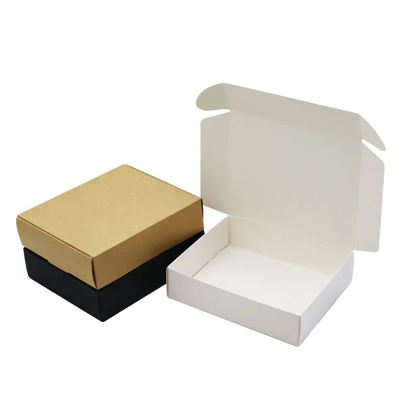 10/20/50PCS/Lot Craft Kraft Paper Box Packaging Wedding Party Small Gift Candy Favor Package Boxes Event Favor Kraft Box