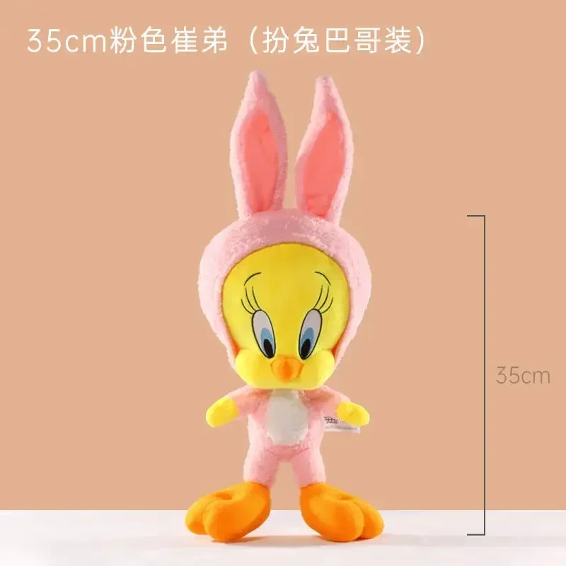 Looney Tunes Plush Toy Cute Pink Tweety Bird Tasmanian Devil