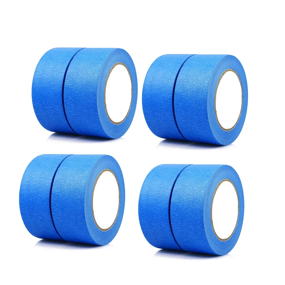 8 Rolls Blue Haven Decorative Masking Tape Perfect for Crafting, Painting, Home Decor, and Labeling Indoor & Outdoor