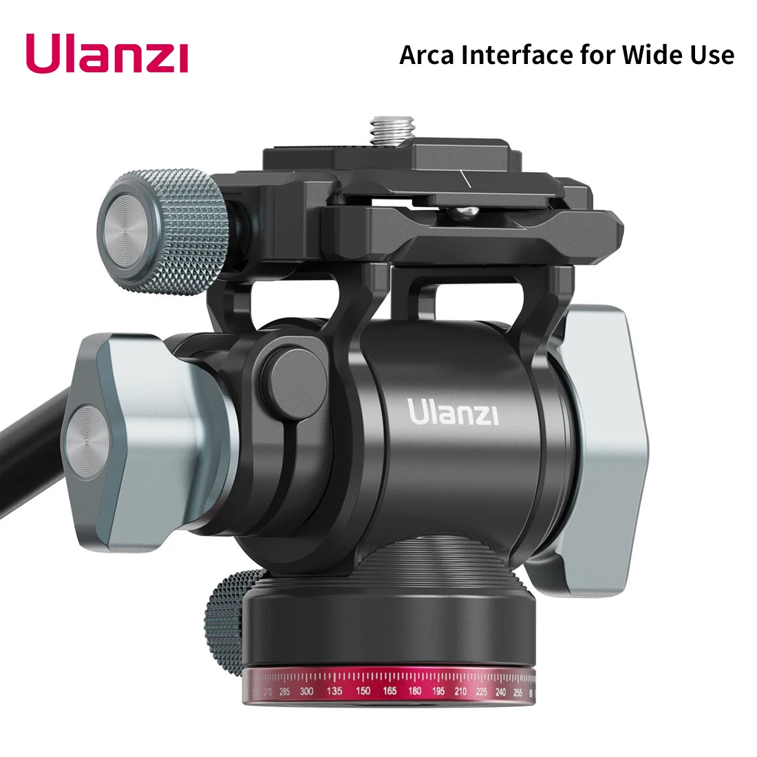 

Ulanzi U-190 Small Hydraulic Ball Head Camera Professional Tripod Head 360 Panoramic Universal Ballhead for DSLR Tripod Monopod