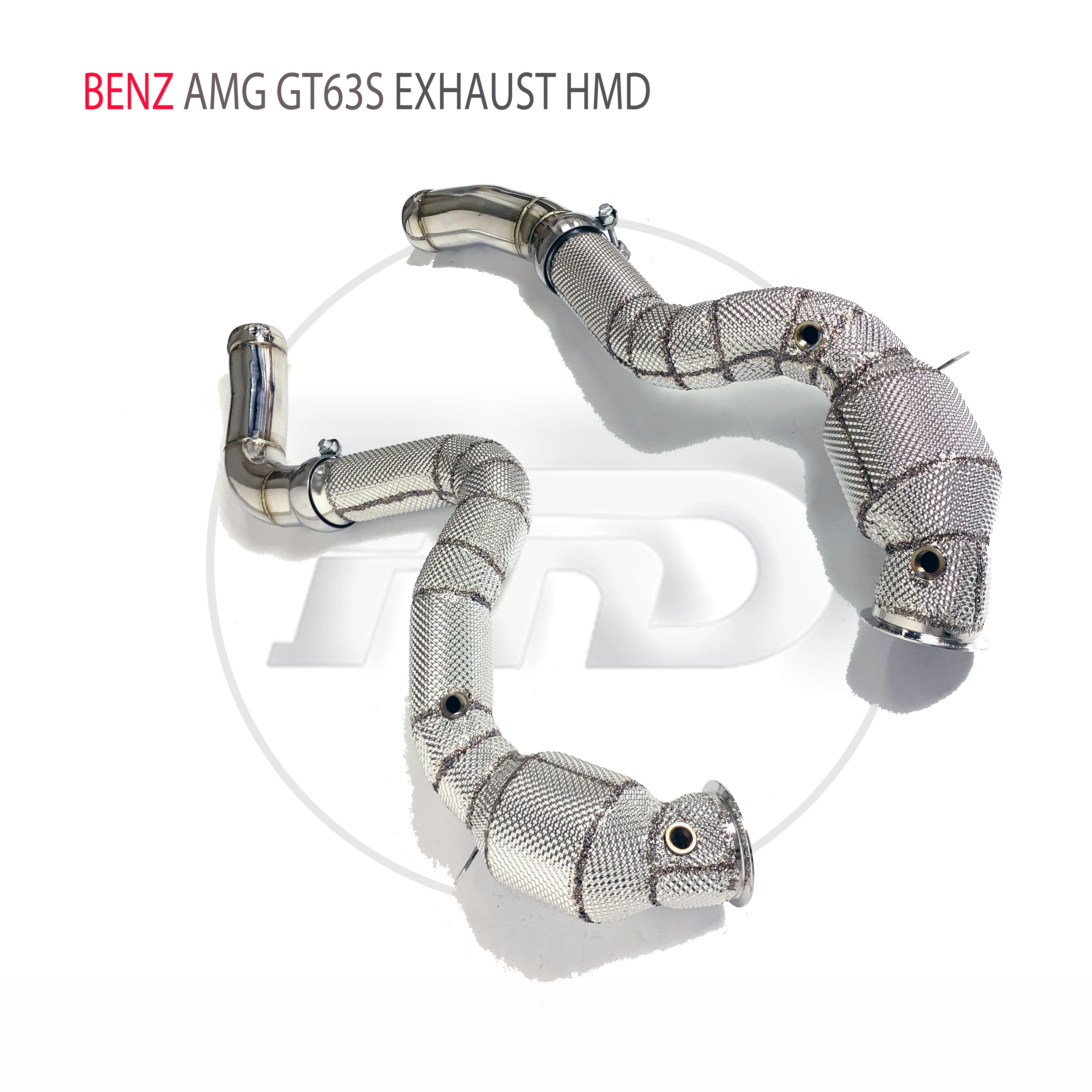 

HMD Stainless Steel Exhaust Peformance Manifold Downpipe for Mercedes Benz GT63S AMG Car Accessories With Catalytic Converter