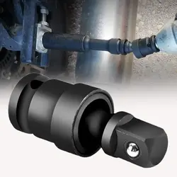 1/2inch Drive Swivel Impact Socket Hand Tools Extension 360 Degree Air Wobble Sleeve Adapter U Knuckle Joint