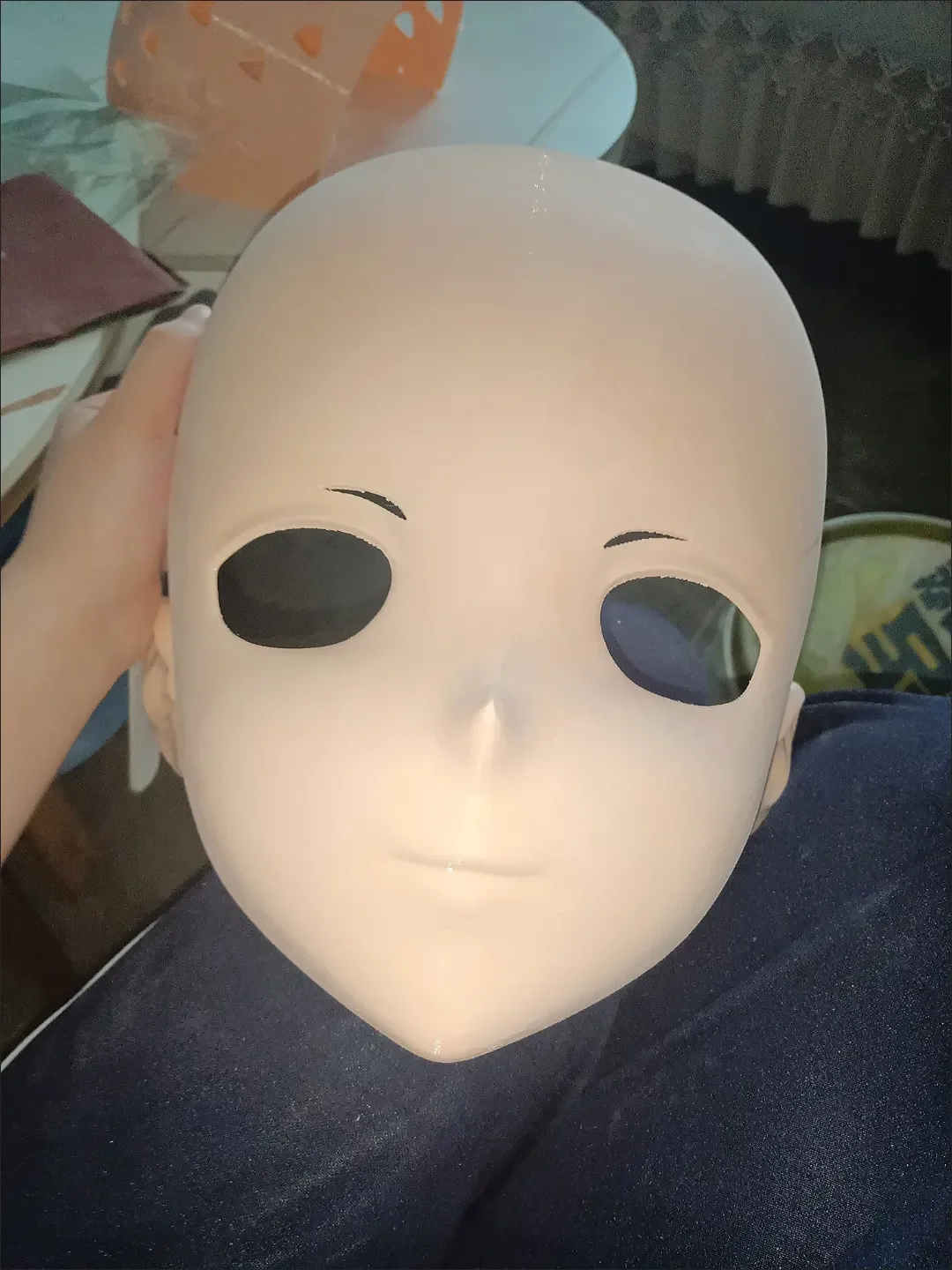 تخصيص شخصية الصبي/Bily Kigurumi نصف الرأس مع قفل أنيمي تأثيري Kigurumi قناع COS القبعات #3