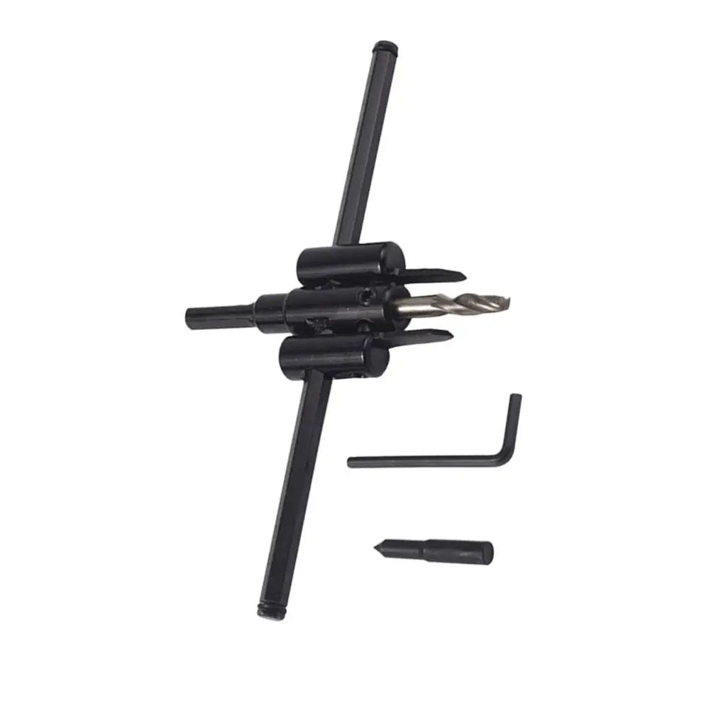 30Mm to 200Mm Adjustable Woodworking Hole Saw for DIY Speaker Light Plastic Gypsum Board Carpentry Alloy Drill Bit Carpenter view 2