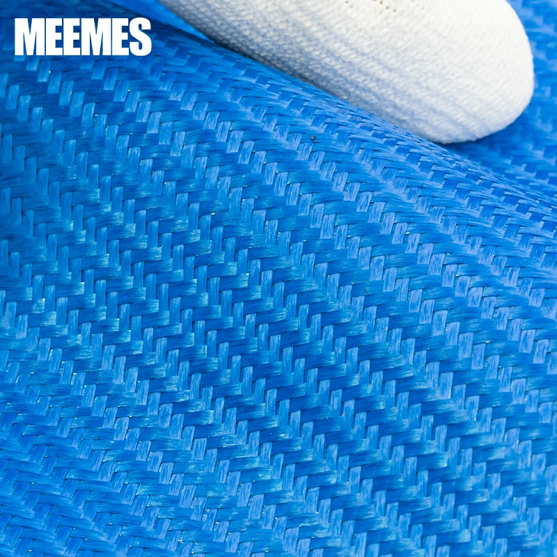 Electroplated Fiberglass Fiber Fabric, 3K Blue Twill Weave Cloth, Fibra Glass, Glassfiber Fabric, Jacquard Lotes Use for DIY