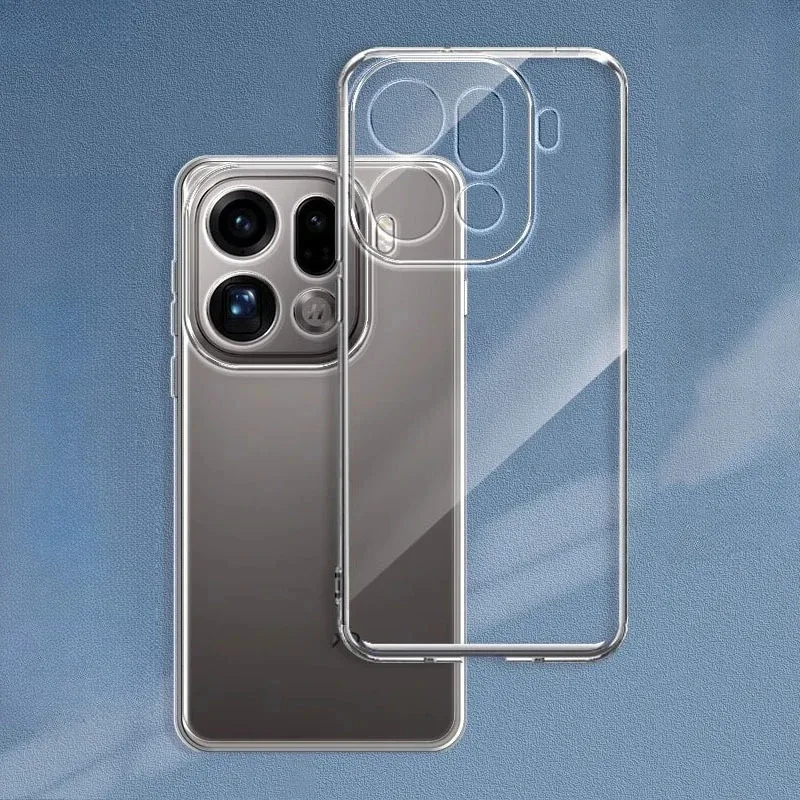 حافظة لهاتف OPPO Find X9 FindX9 X 9 FindX9Pro X9Pro Pro حافظة شفافة من البولي يوريثان الحراري غطاء ناعم من السيليكون السائل الواضح Carcase Coques