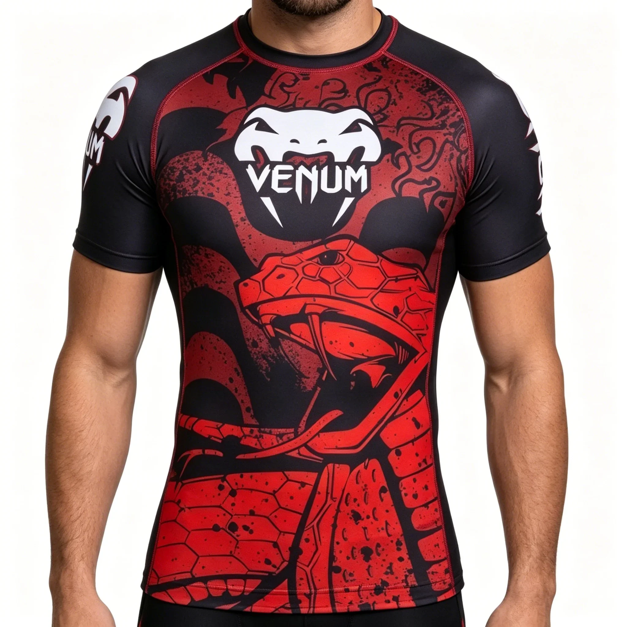 2026 Sommer Herren Sport-Kompressions-T-Shirt Kurzarm Schnelltrocknend Atmungsaktiv Fitness-Training Oberteil – Detail 10