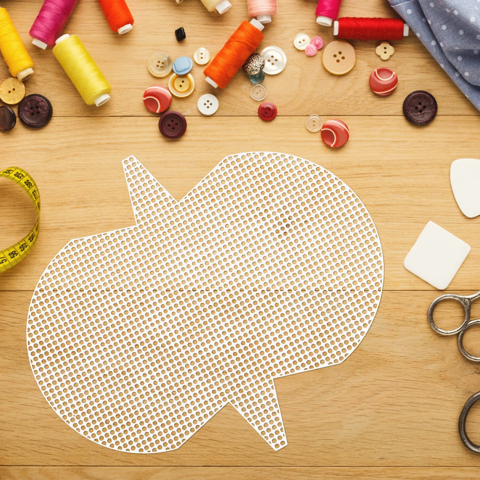 

4Pcs Cross Stitch Canvas Sheets Plastic Mesh Kit DIY Bag Weaving Material Quilting Sewing Sheets for Embroidery Craft