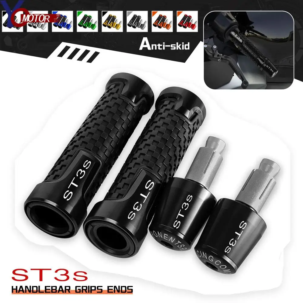 

FOR DUCATI ST3S 2003 2004 2005 2006 2007 2008 2009 2010 Motorcycle Accessories handlebar Grips Handle Bar Ends Plug CNC Aluminum