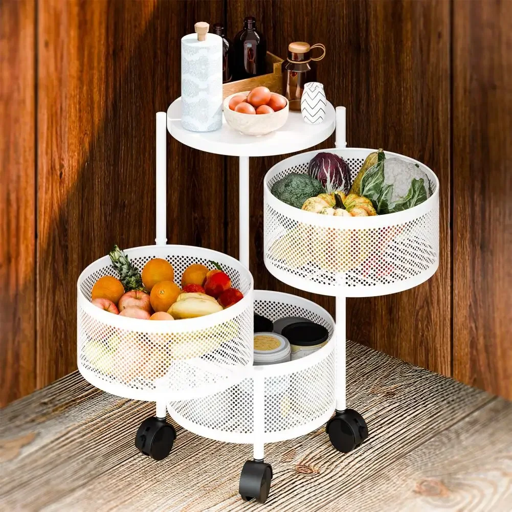 Soporte de rangement personalizable giratorio multicapa multifuncional, organizador de sol rond