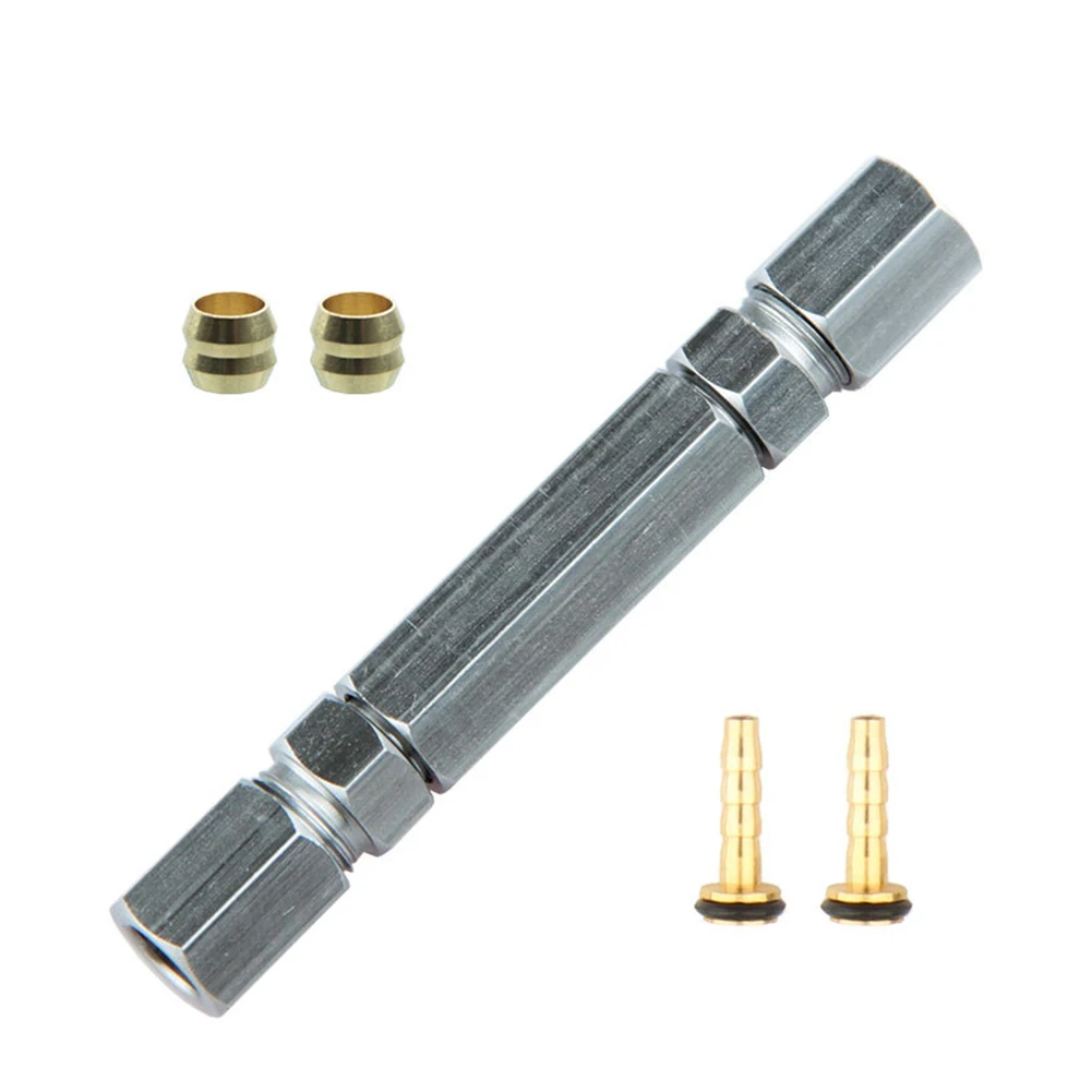 ل 5 مللي متر خرطوم الفرامل الطريق الدراجات الدراجة الصحن الهيدروليكي خرطوم الفرامل موصل إدراج أداة التثبيت الفولاذ المقاوم للصدأ + سبائك الألومنيوم #5