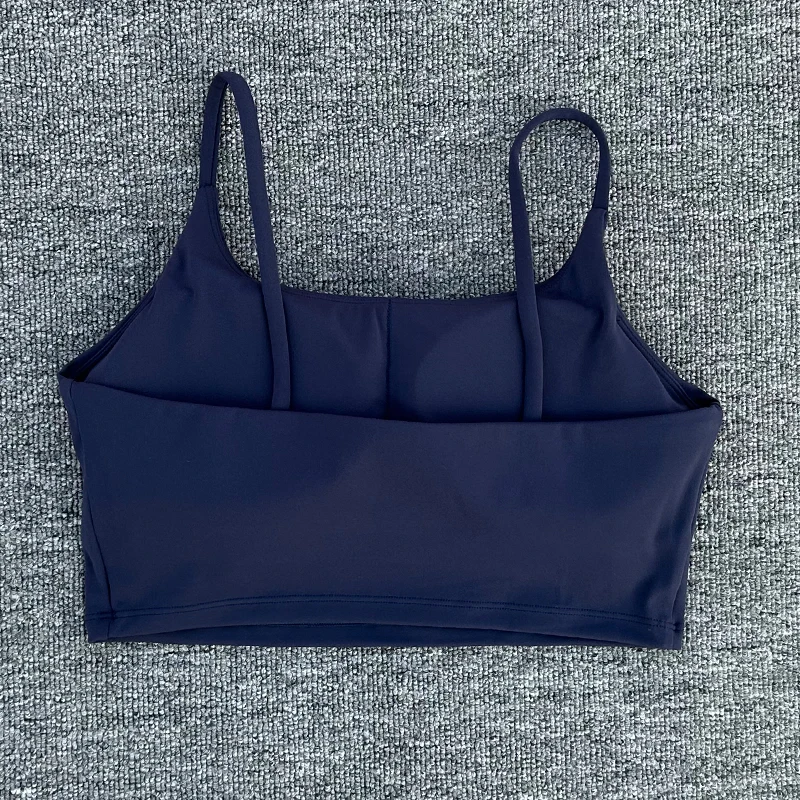 حمالة صدر رياضية للنساء قابلة للتنفس، حزام علوي يمتص العرق ومضاد للصدمات، مبطن للصالة الرياضية والجري واللياقة البدنية واليوجا، حمالة صدر رياضية داخلية #4