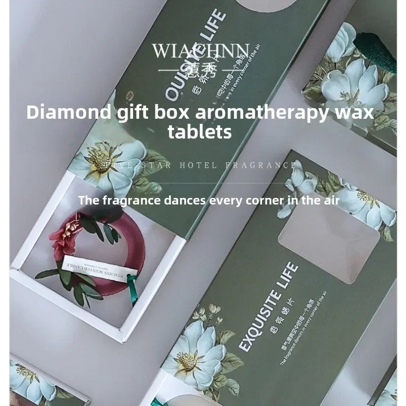 Handcrafted Aromatic Wax Melts with Natural Floral Extracts - Elegant Scented Aromatherapy Squares for a Healthy Home Décor