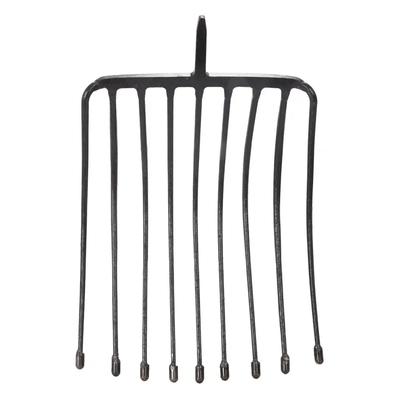 for Winslow & Ross 4 Teeth Forged Potato Fork Head Heavy Duty Rail Steel Garden Farming Digging Tool Wholesale Replacement