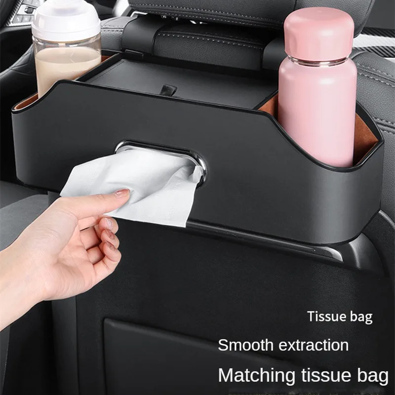 Bolsa colgante para asiento de coche, organizador, caja de almacenamiento para coleccionista, caja de pañuelos para guardar y orden, soporte para teléfono, accesorios para Toyota