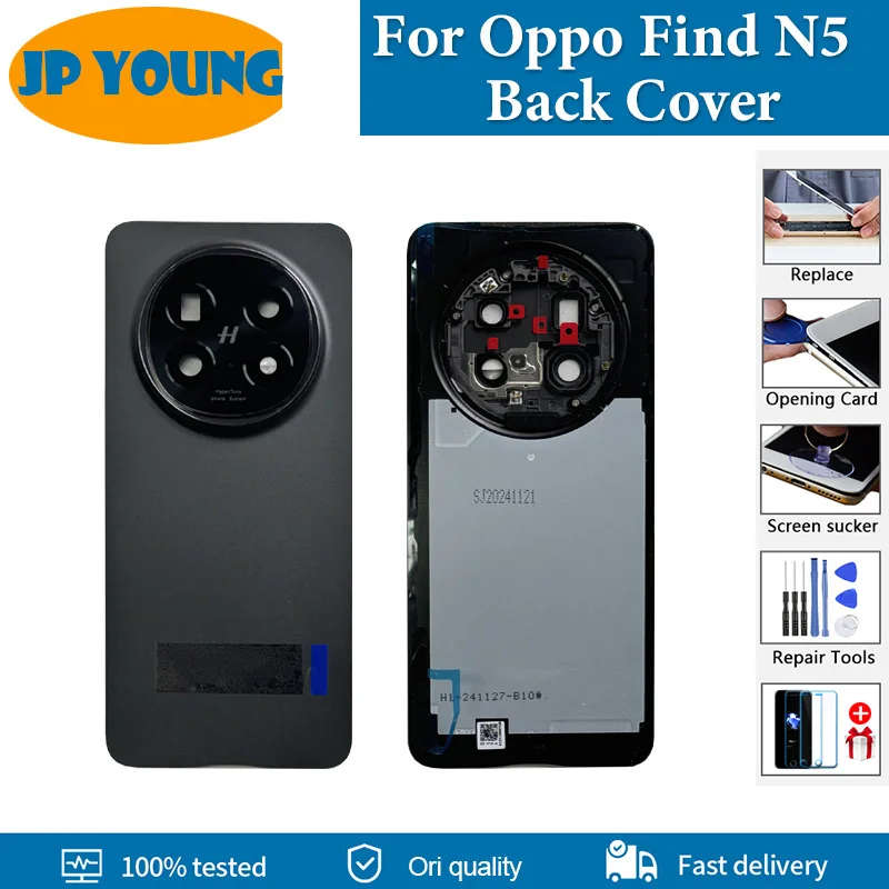 Original Back Cover For Oppo Find N5 Back Battery Cover Housing Door For CPH2671, PKH110, PKH120 Rear Case  Replacement Parts