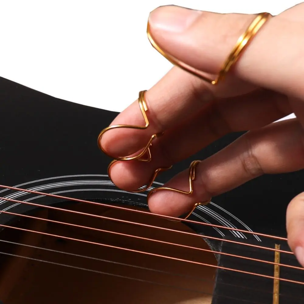 

Finger Nail Guitar Pick Acoustic Guitar Pick Premium Sound Fingerstyle Finger Guitar Pick Silver Classical Electric Bass