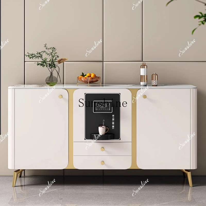side cabinet modern simple household small apartment against the wall storage, light luxury high-end with water dispenserP