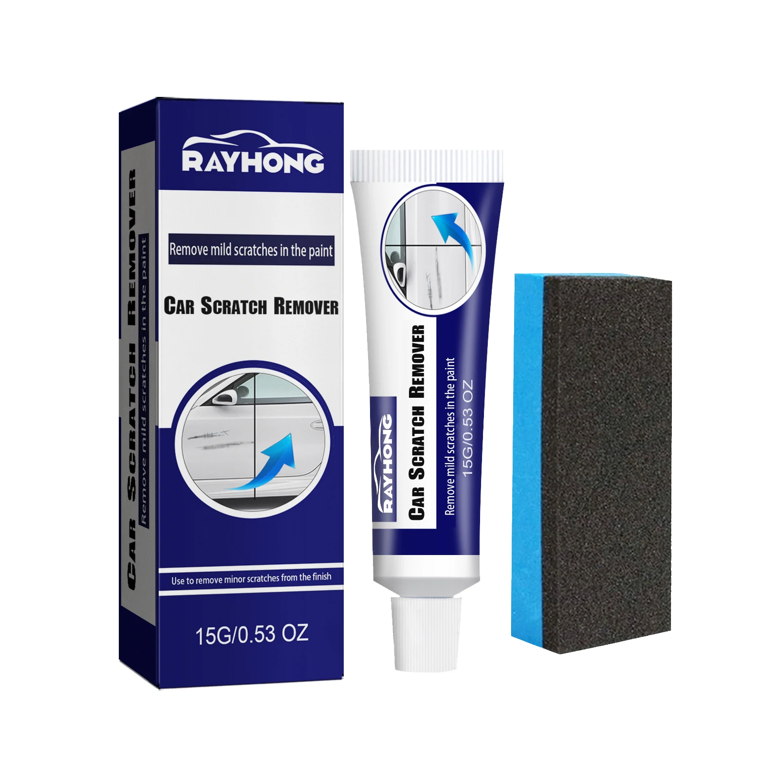 Rayhong Car Scratch Remover Surface Scratch Abrasive Paint Finish Polishing Refurbished Paint Scratch Remover