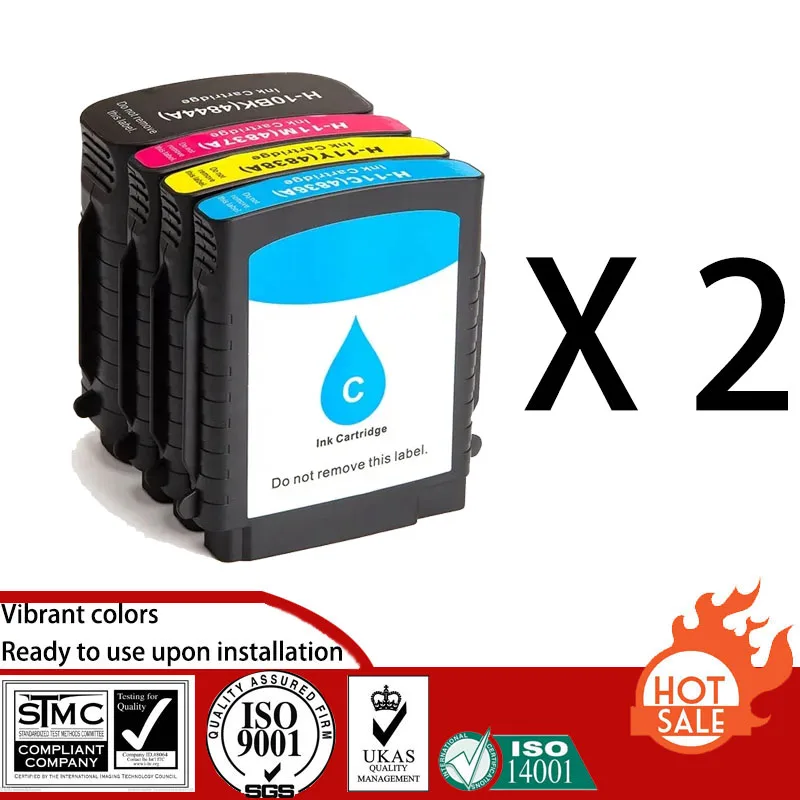 Compatible Ink Cartridge for HP10 HP-10 HP11 HP-11 suit For HP Designjet 100/100plus/110plus/110plus nr/500/500ps/70/800/800ps