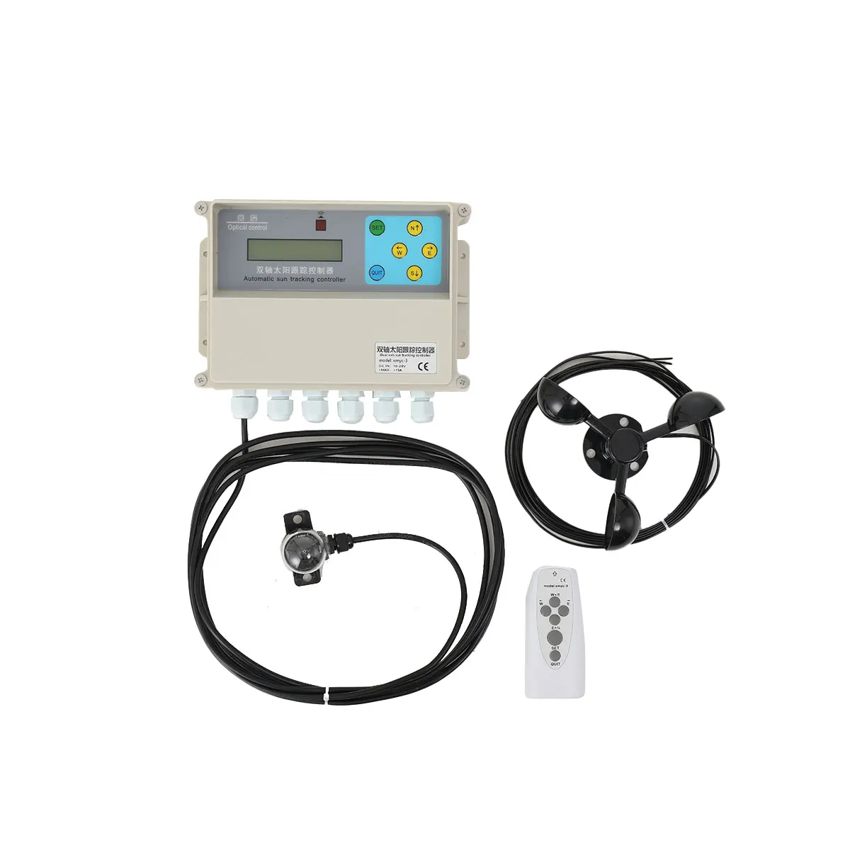 Controller per tracciamento solare a doppio asse Sistema di controllo del tracciamento automatico del tracciamento del sole Monitoraggio della piattaforma a due gradi di libertà