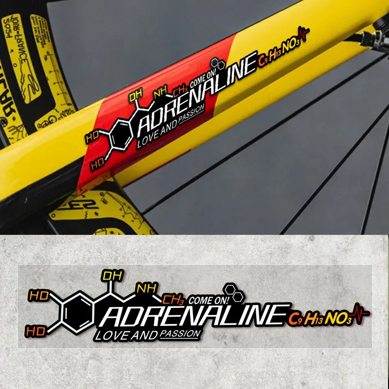 

1 шт. Виниловые наклейки Adrenaline для мотоциклов, водонепроницаемые, для боковых панелей, топливных баков, окон автомобилей, электроскутеров, декор