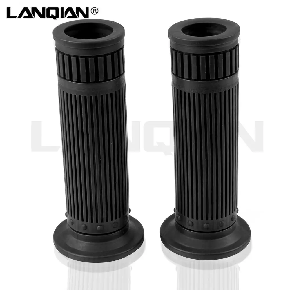 1 Pair of 25MM 28MM Rubber Antiskid Hand Grips Motorcycle Handlebar Hand Grips Bar End Motorcycle Accessories Universal New