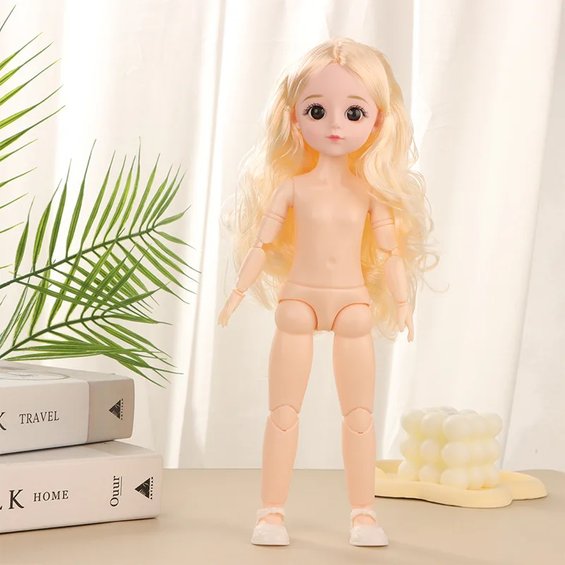 Muñeca de princesa Lolita de 30cm, juguete DIY, muñeca de vestir, 1/6 BJD, articulaciones del cuerpo, muñecas desnudas móviles, ojos de cómic 3D, cara bonita, regalo para niña