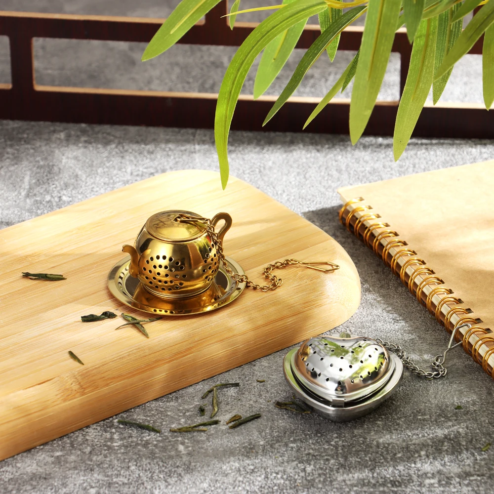 3D Steeper Tea Ball Teapot Tea Infuser Tea Strainer Stainless Steel