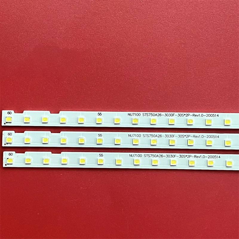 

Лента светодиодной подсветки для Samsung UE75RU7100W UE75RU7102K UE75RU7105K UE75RU7170S UE75RU7170U UE75RU7172U UE75RU7175U UE75RU7179U