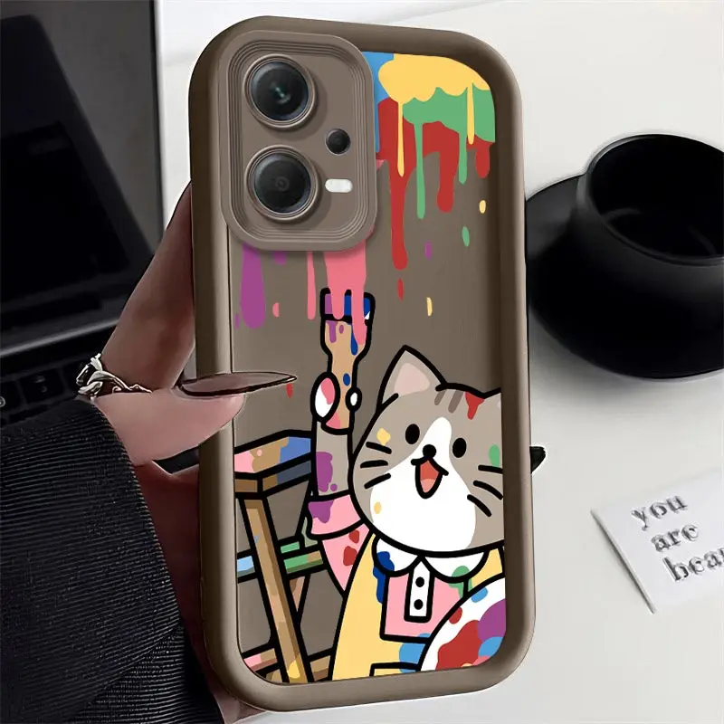 Note 12 Little Painter New Sky Eye Phone Case For Xiaomi Redmi Note 12 12R 12Pro 13 13Pro 12S 11 11S 10T 11SE 11EPro 11Pro Cover