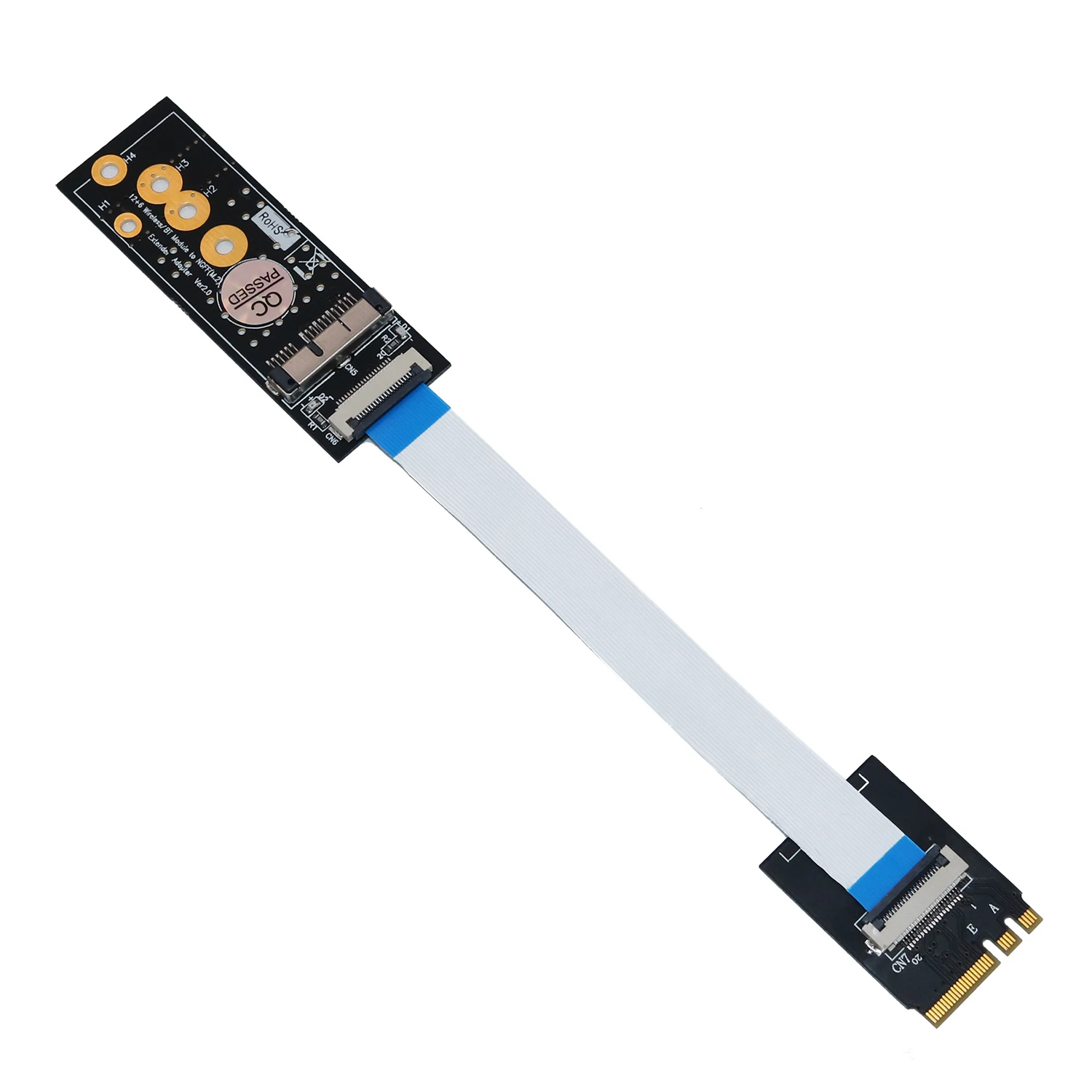 BCM94360CD/BCM94360CS2/BCM943224PCIEBT2 Card To M.2 Key A/E Cable For Mac OS and and Hackintosh