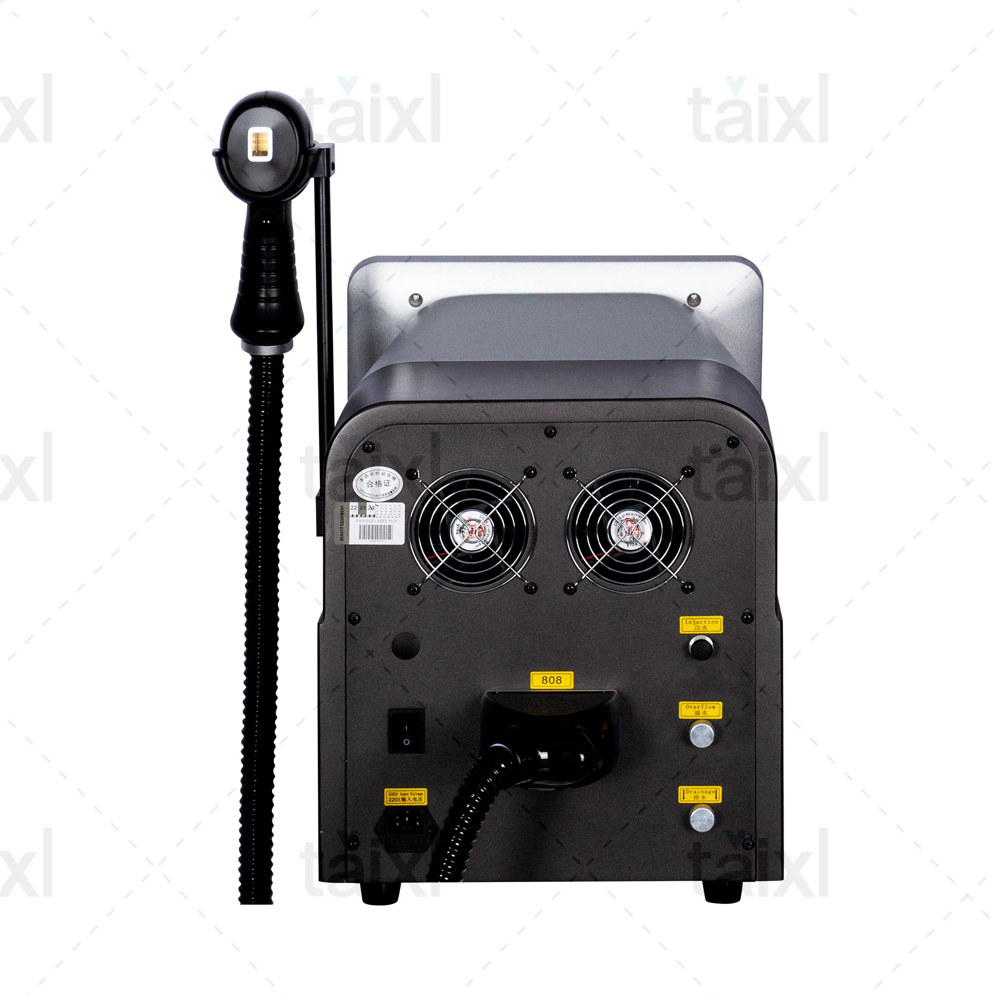 Painless Laser Hair Removal Device 808nm 755nm 1064nm with Ice Cooling Head for Efficient Permanent Hair Removal