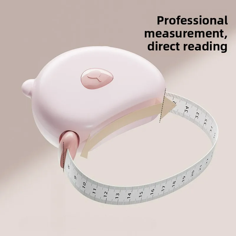 

Household Magnetic Soft Tape Measure with Automatic Retraction, for Measuring Three Dimensions of Clothing, Clear Markings